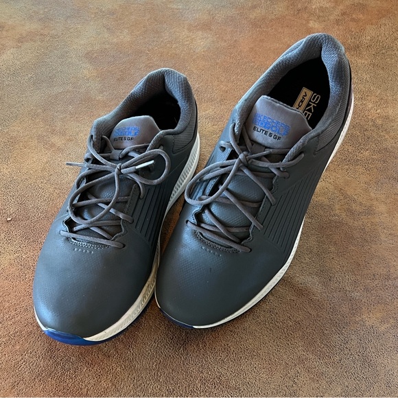 Skechers Archdit Men's Gray and Blue Athletic Golf Shoes 9.5 - Picture 1 of 11